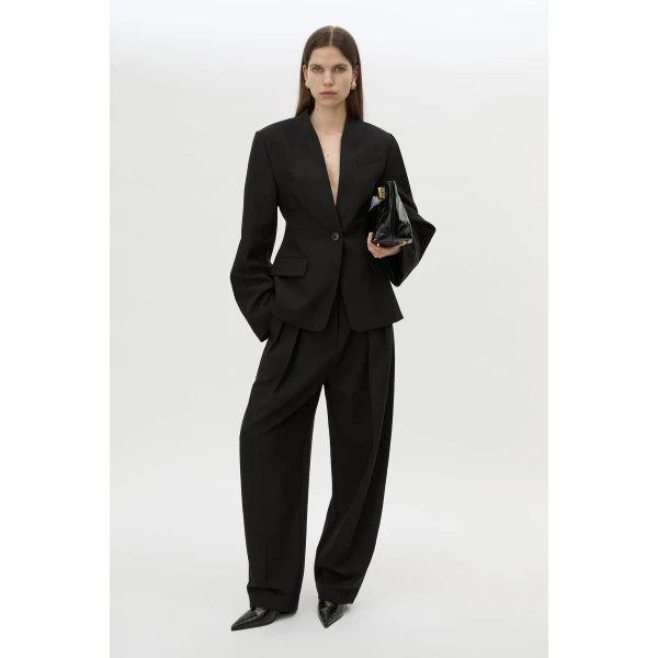 Camilla and Marc Tala Fitted Collarless Blazer - Jackets - Luxury Ready-to-Wear at Coveti