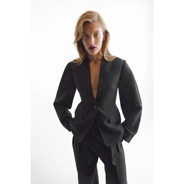Camilla and Marc Tala Fitted Collarless Blazer - Jackets - Luxury Ready-to-Wear at Coveti