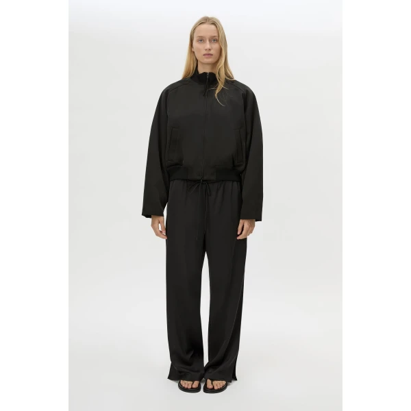 Camilla and Marc Tamar Satin Bomber Jacket - Jackets - Luxury Ready-to-Wear at Coveti