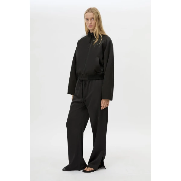 Camilla and Marc Tamar Satin Bomber Jacket - Jackets - Luxury Ready-to-Wear at Coveti