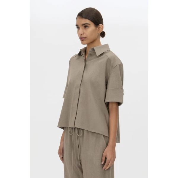 Camilla and Marc Vector Short Sleeve Shirt - Tops - Luxury Ready-to-Wear at Coveti