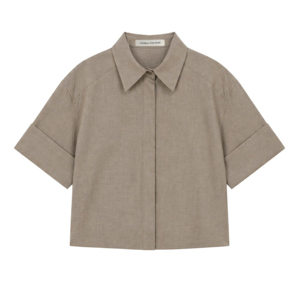 Camilla and Marc Vector Short Sleeve Shirt - Tops - Luxury Ready-to-Wear at Coveti