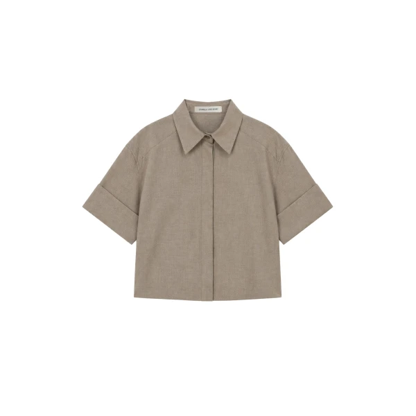 Camilla and Marc Vector Short Sleeve Shirt - Tops - Luxury Ready-to-Wear at Coveti