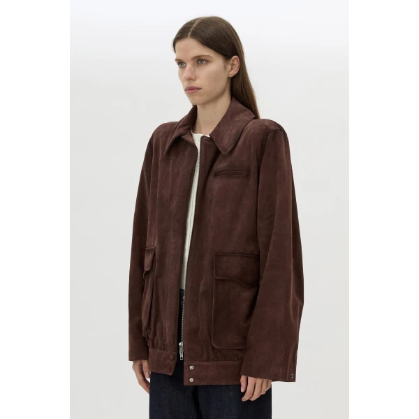 Camilla and Marc Zaha Leather Bomber - Jackets - Luxury Ready-to-Wear at Coveti