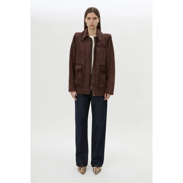 Camilla and Marc Zaha Leather Bomber - Jackets - Luxury Ready-to-Wear at Coveti