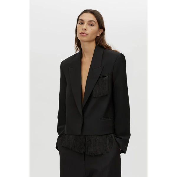 Camilla and Marc Zaman Crop Blazer - Jackets - Luxury Ready-to-Wear at Coveti