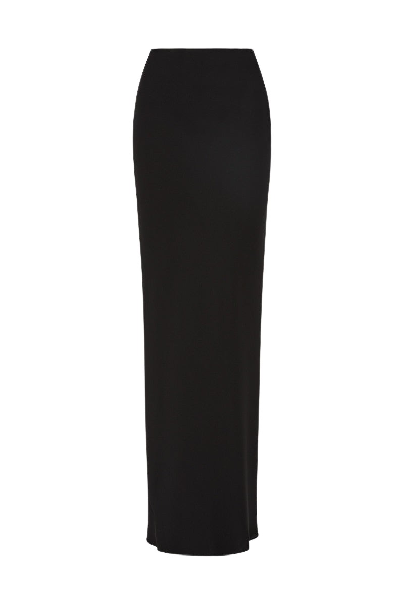 Carla Zampatti Black Crepe Bias Skirt