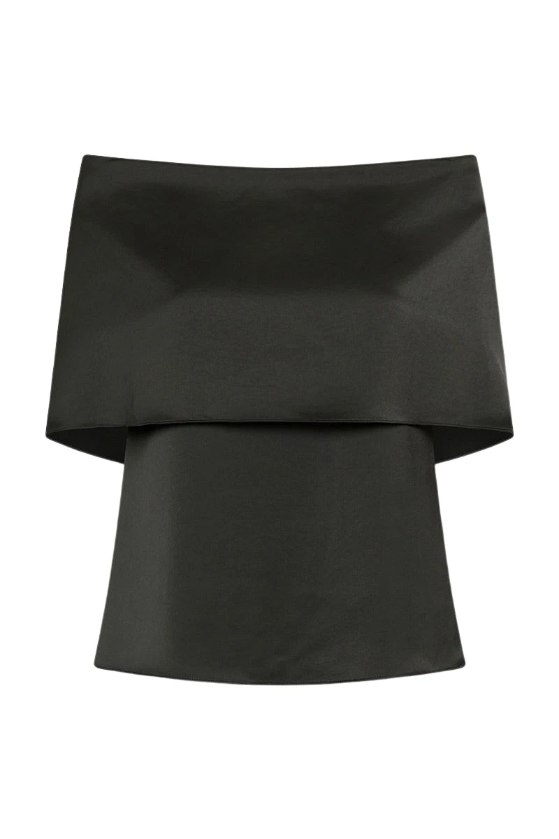 Carla-Zampatti-Black-Satin-Off-Shoulder-Top53338_nobg Carla Zampatti Tops