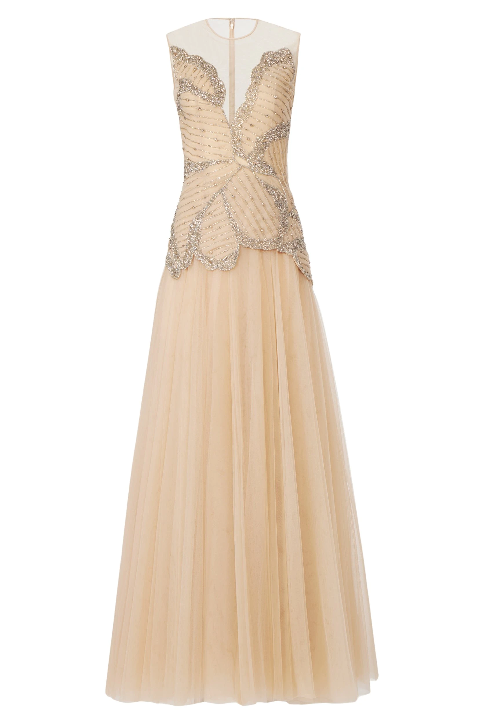 Costarellos-Arabella-Crystal-French-Tulle-Ball-Gown-Dresses-Coveti17983_nobg Costarellos Dresses - Romantic Greek Lace - Shop at Coveti