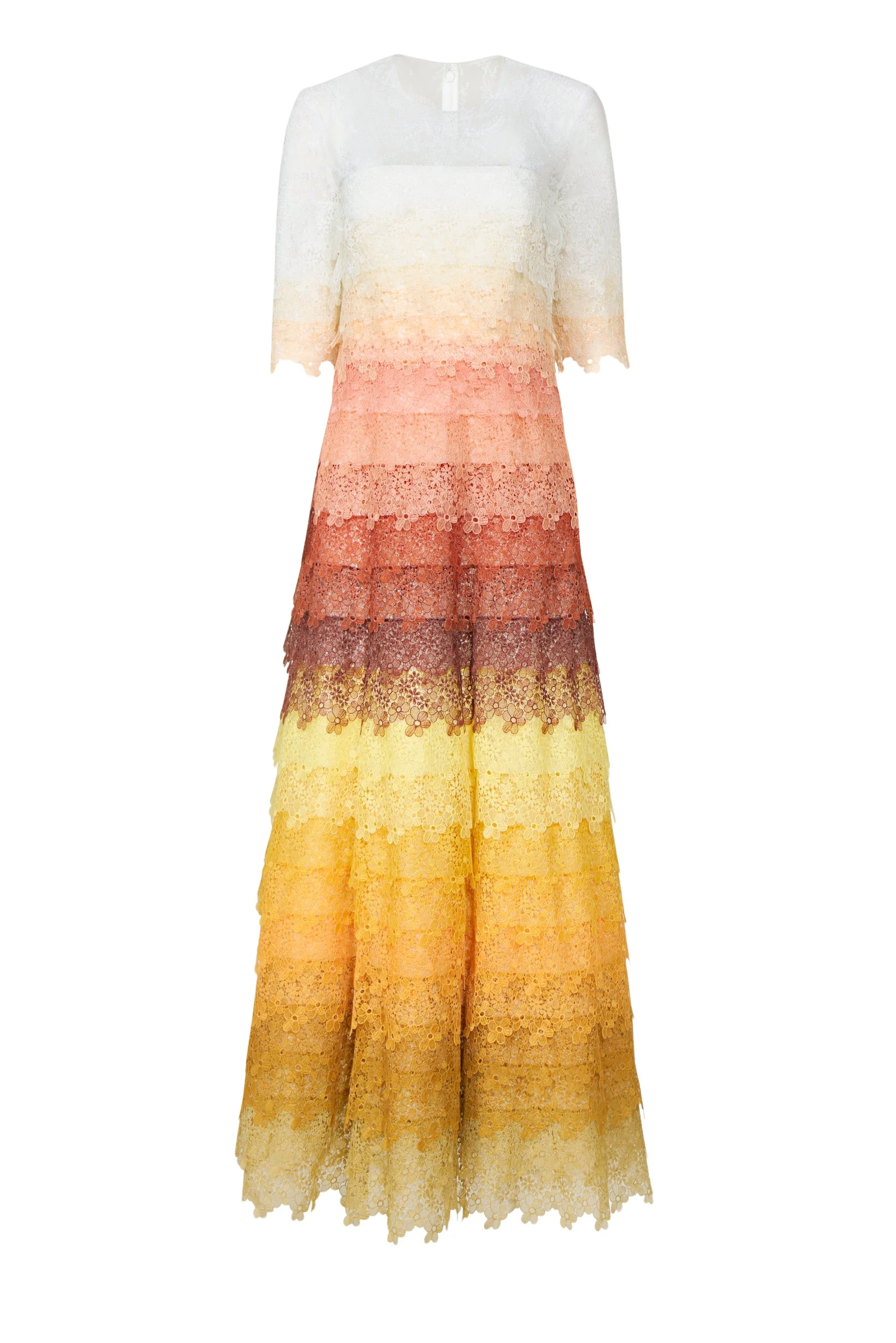 Costarellos-Sinda-Gossamer-Lace-Ombre-Tiered-Dress-Dresses-Coveti59523_nobg Costarellos Dresses - Romantic Greek Lace - Shop at Coveti