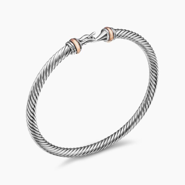 4mm Silver – worn on the wrist