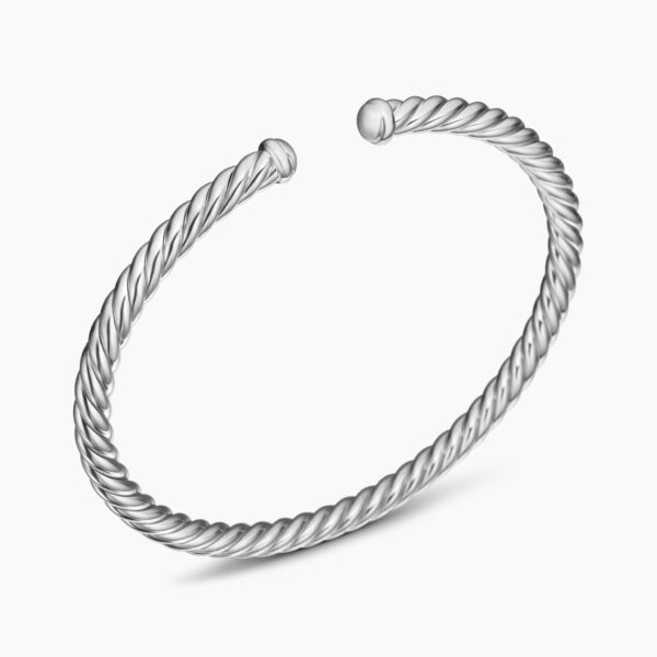4mm Silver – worn on the wrist