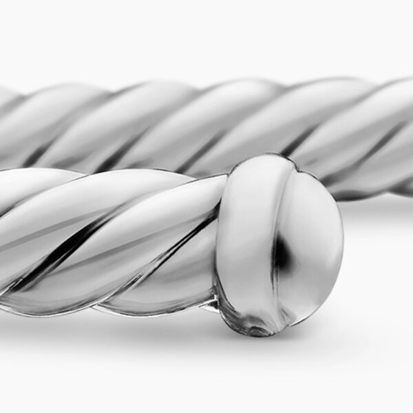 signature twisted-helix detail|David Yurman Cable Flex® Bracelet in 18K White Gold