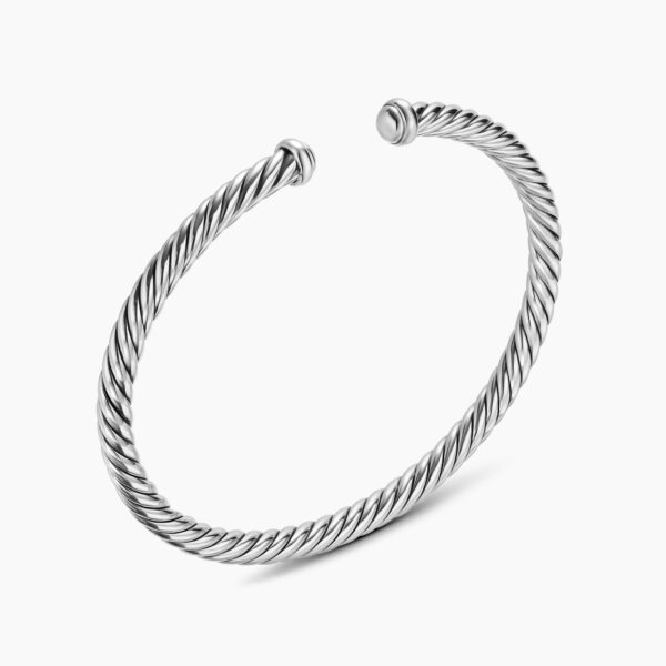4mm Silver – worn on the wrist