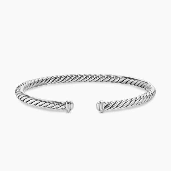 on-model styling shot|David Yurman Cable Flex® Bracelet in Sterling Silver
