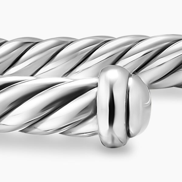 signature twisted-helix detail|David Yurman Cable Flex® Bracelet in Sterling Silver