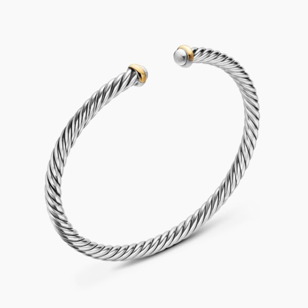 4mm Silver – worn on the wrist