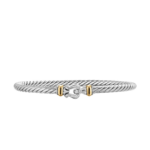 David Yurman Cable Flex® Buckle Bracelet in Sterling Silver with 14K Yellow Gold
