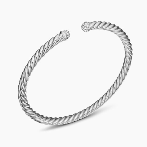 4mm Silver – worn on the wrist