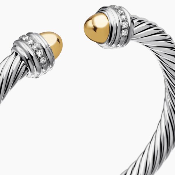 7mm – Cable motif close-up