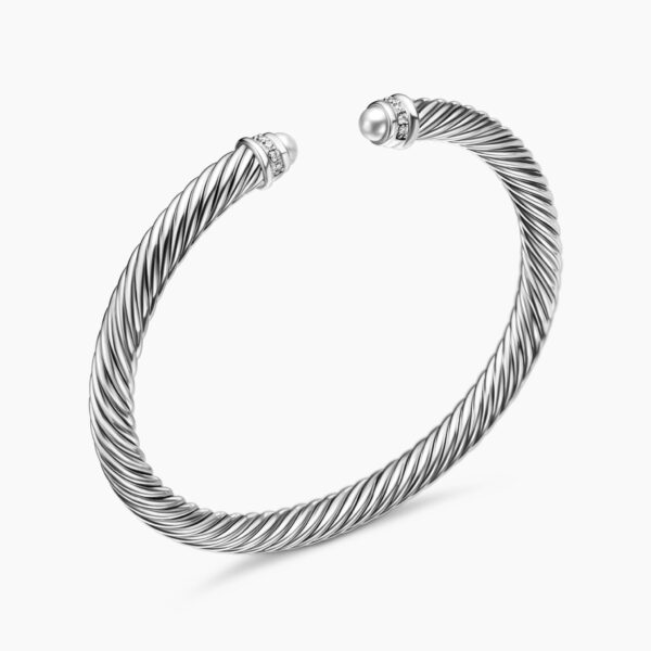 5mm Silver – worn on the wrist