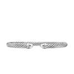 David Yurman Classic Cable Bracelet in Sterling Silver with Diamonds