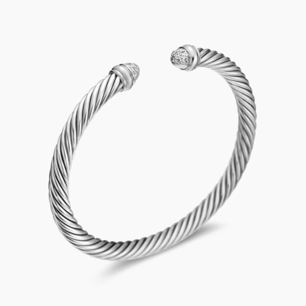 5mm Silver – worn on the wrist