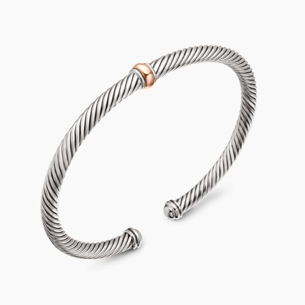 4mm Silver – worn on the wrist