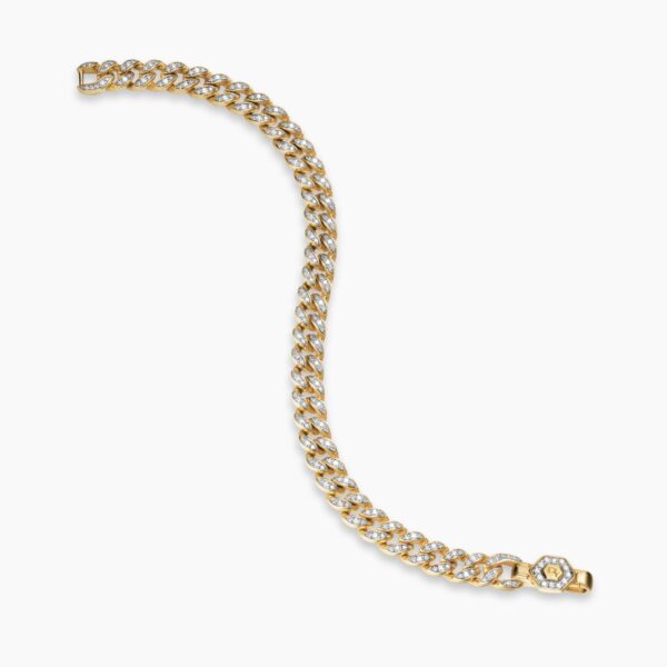 7mm Gold – worn on the wrist