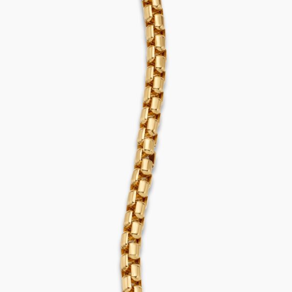 signature twisted-helix detail|David Yurman DY Bel Aire Box Chain Bracelet in 18K Yellow Gold