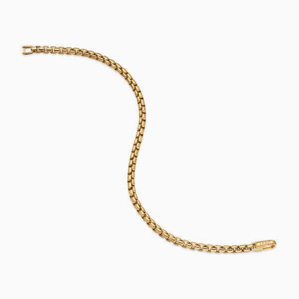 on-model styling shot|David Yurman DY Bel Aire Box Chain Bracelet in 18K Yellow Gold