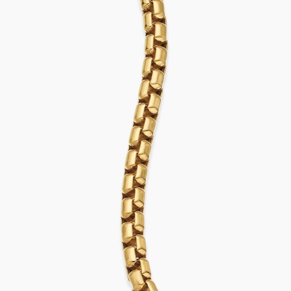 signature twisted-helix detail|David Yurman DY Bel Aire Box Chain Bracelet in 18K Yellow Gold