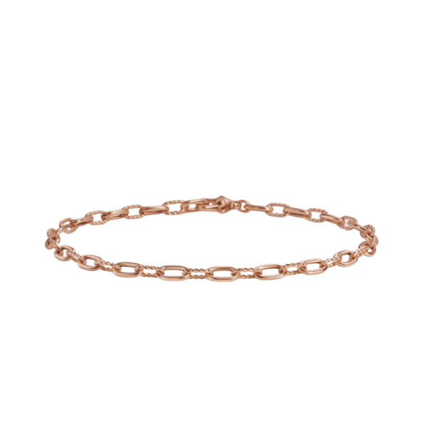 David Yurman DY Madison® Chain Bracelet in 18K Rose Gold