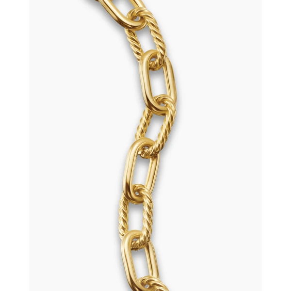 David Yurman DY Madison® Chain Bracelet in 18K Yellow Gold, 11mm, view 7