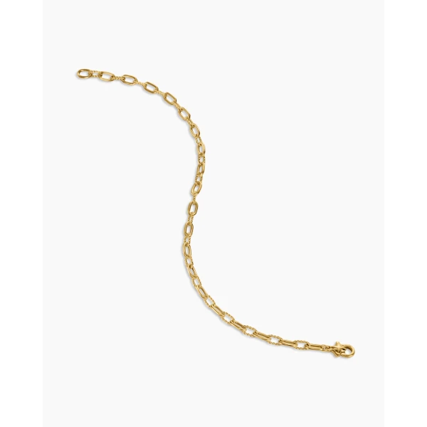 David Yurman DY Madison® Chain Bracelet in 18K Yellow Gold, 3mm, view 4