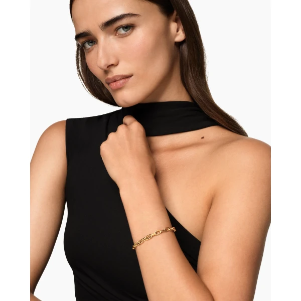 David Yurman DY Madison® Chain Bracelet in 18K Yellow Gold, 6mm, view 2