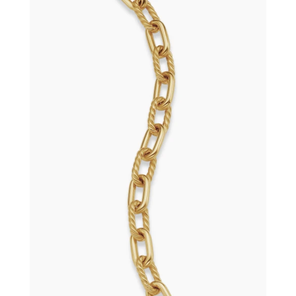 David Yurman DY Madison® Chain Bracelet in 18K Yellow Gold, 6mm, view 7