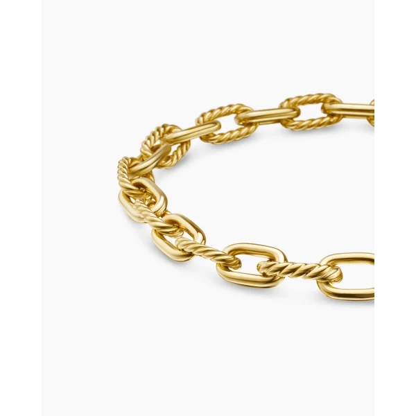 David Yurman DY Madison® Chain Bracelet in 18K Yellow Gold, 6mm, view 8