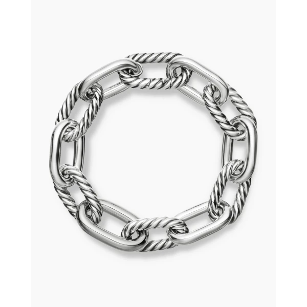 David Yurman DY Madison® Chain Bracelet in Sterling Silver, 13.5mm, view 3