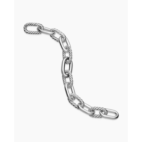 David Yurman DY Madison® Chain Bracelet in Sterling Silver, 13.5mm, view 4
