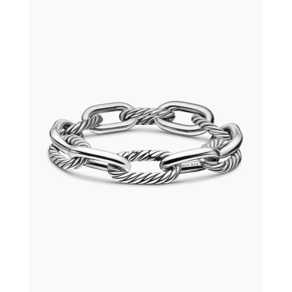David Yurman DY Madison® Chain Bracelet in Sterling Silver, 13.5mm, view 5