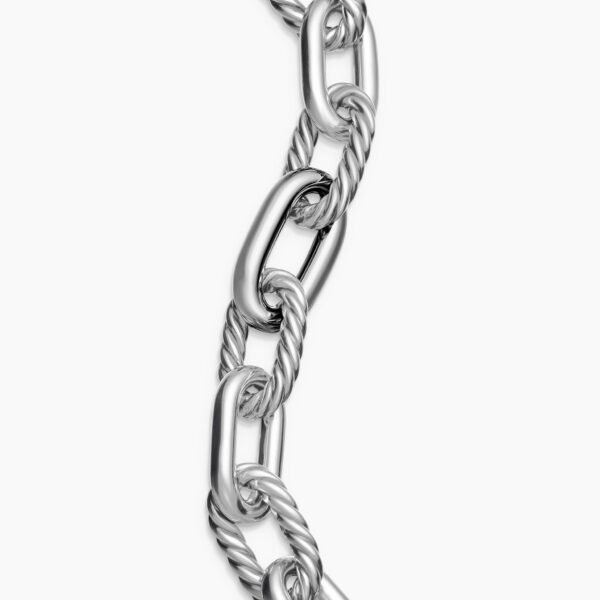 signature twisted-helix detail|David Yurman DY Madison® Chain Bracelet in Sterling Silver