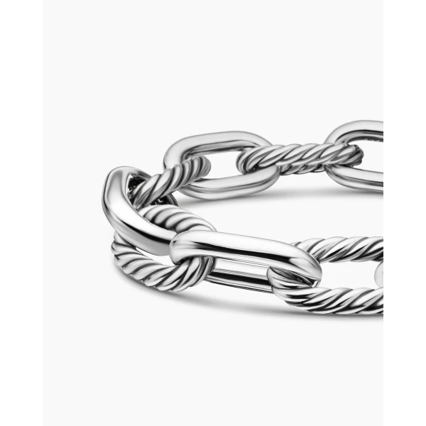 David Yurman DY Madison® Chain Bracelet in Sterling Silver, 13.5mm, view 7
