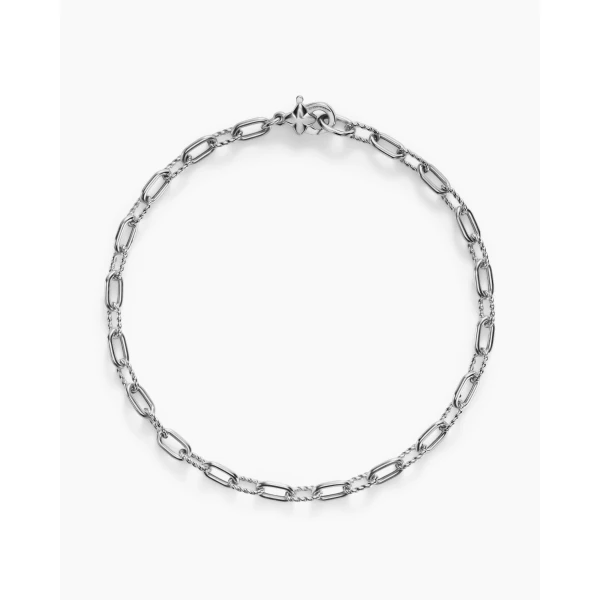 David Yurman DY Madison® Chain Bracelet in Sterling Silver, 3mm, view 3