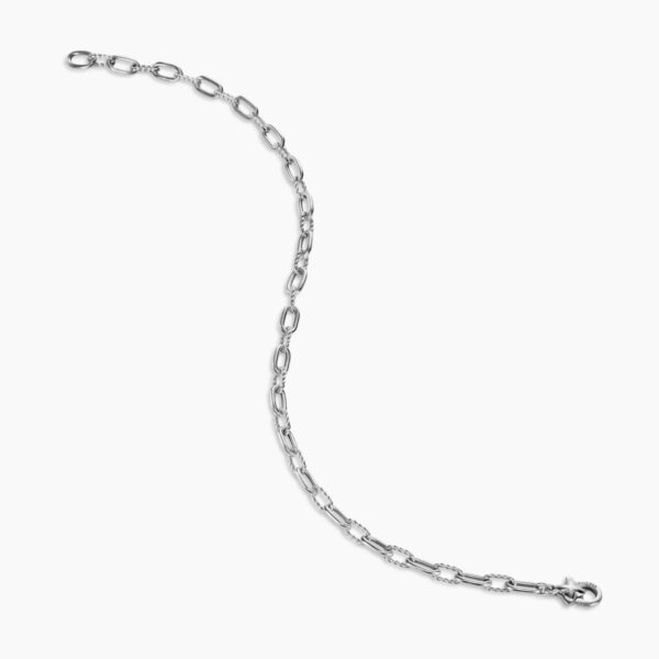 on-model styling shot|David Yurman DY Madison® Chain Bracelet in Sterling Silver