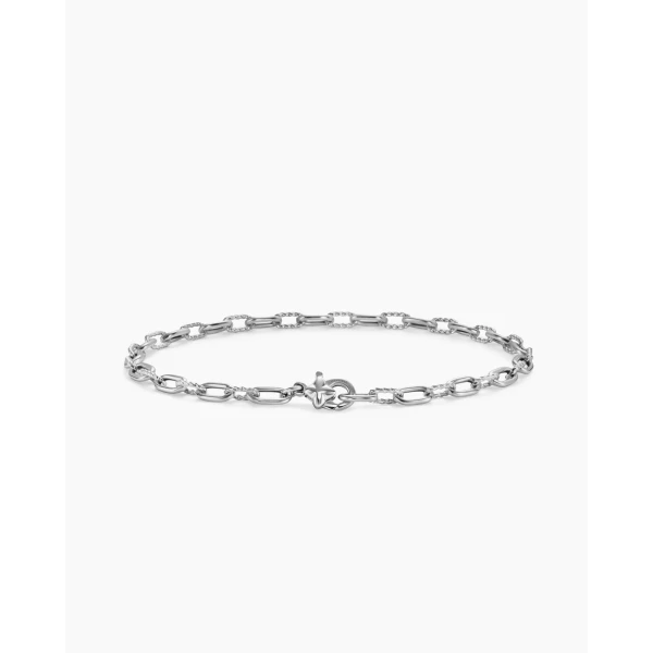 David Yurman DY Madison® Chain Bracelet in Sterling Silver, 3mm, view 5