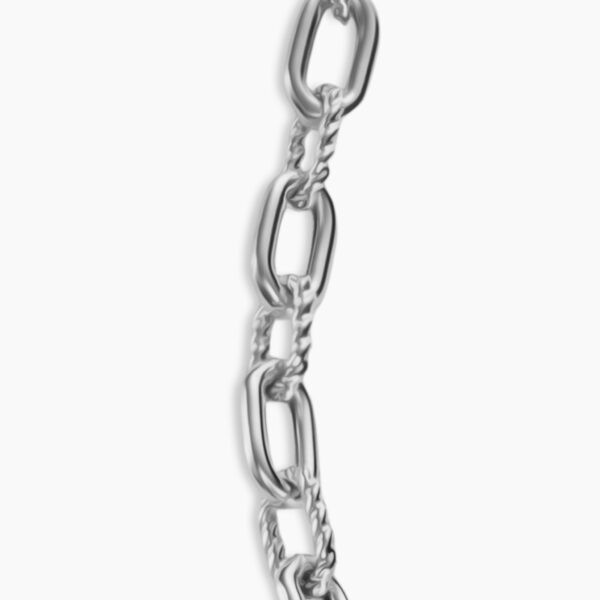 signature twisted-helix detail|David Yurman DY Madison® Chain Bracelet in Sterling Silver
