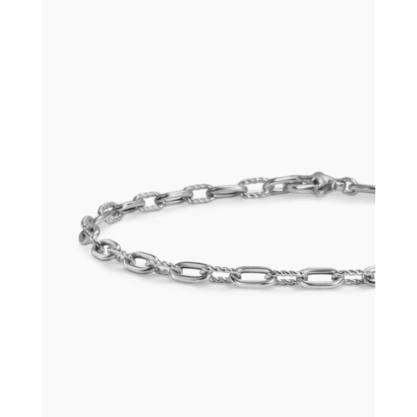 David Yurman DY Madison® Chain Bracelet in Sterling Silver, 3mm, view 7