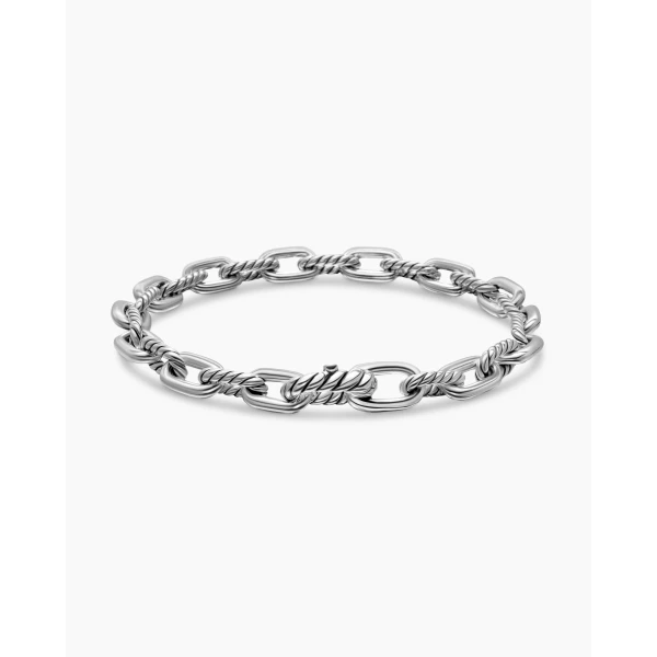 David Yurman DY Madison® Chain Bracelet in Sterling Silver, 5.5mm, view 5