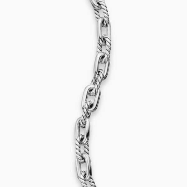 signature twisted-helix detail|David Yurman DY Madison® Chain Bracelet in Sterling Silver